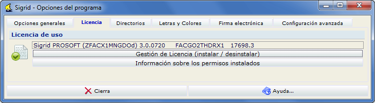 licencia